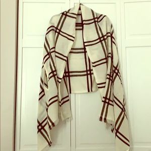 J. Crew Plaid Cape Scarf